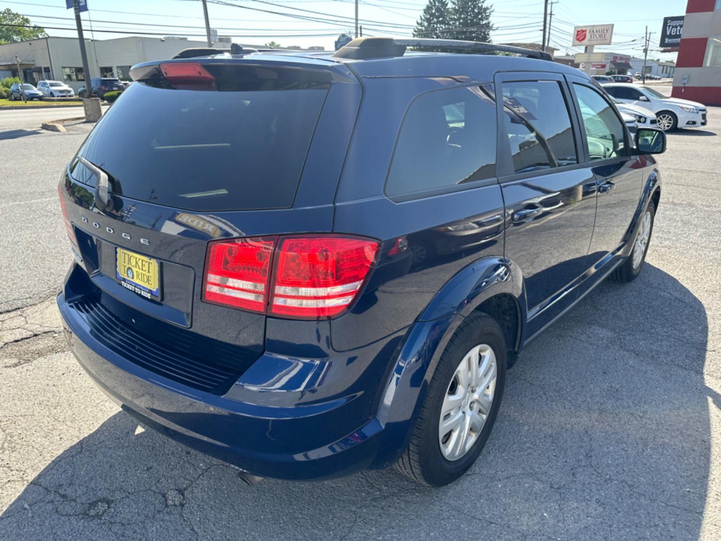 2017 BLUE Dodge Journey SE (3C4PDCAB1HT) with an 2.4L L4 DOHC 16V engine, 4A transmission, located at 1254 Manheim Pike, Lancaster, PA, 17601, (717) 393-9133, 40.062870, -76.323273 - Photo#4